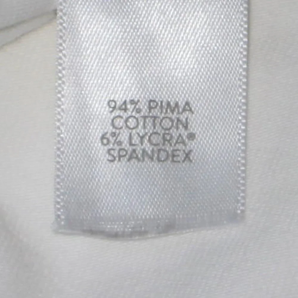 J. Jill Pima Ankle Length Leggings Size 1X White Cotton Pants Plus Never Worn - Picture 7 of 7